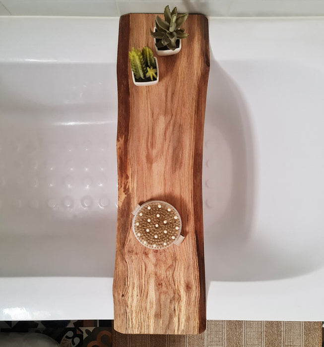 Live Edge Bathtub Tray