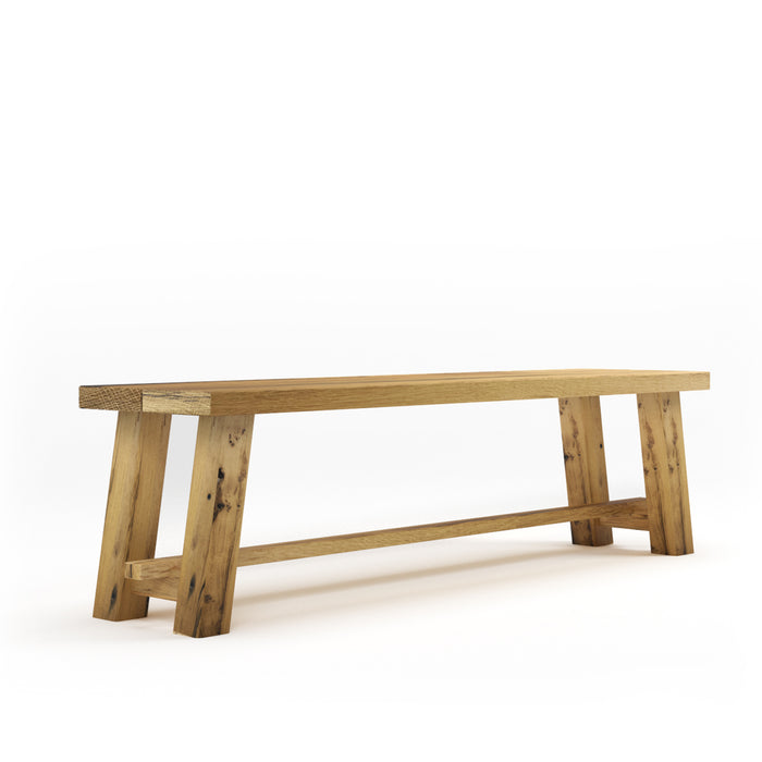 Reclaimed Oak Bench