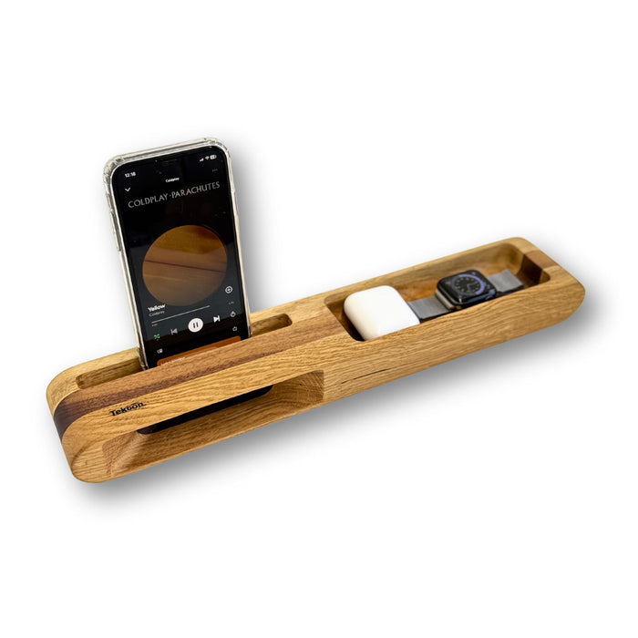 Wooden Speaker & Desk Organizer