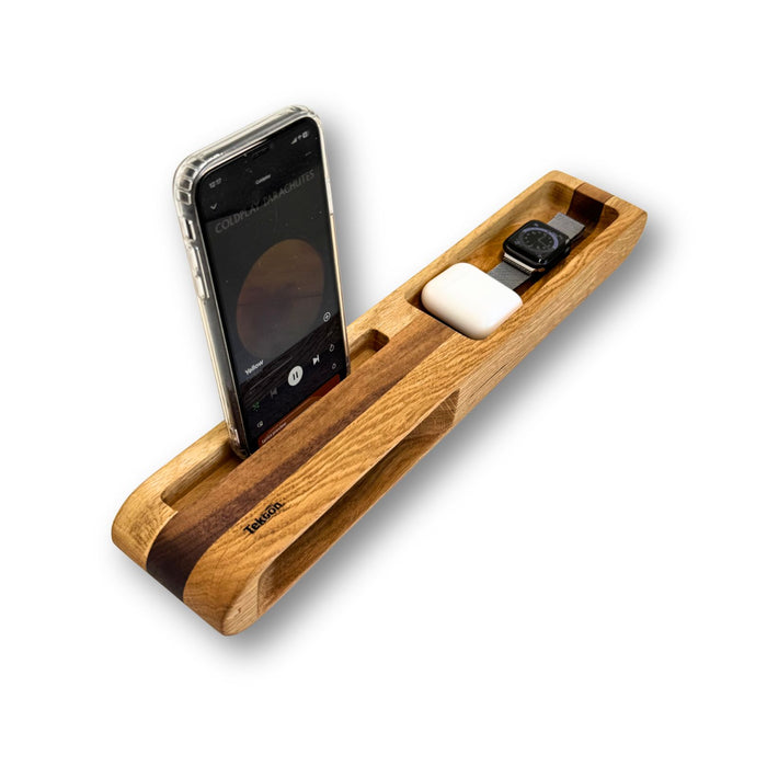 Wooden Speaker & Desk Organizer