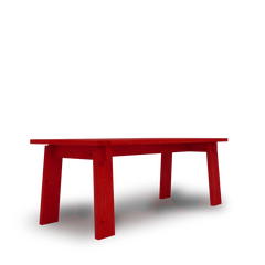 8 Seaters - 220x90x75cm / Barn Red